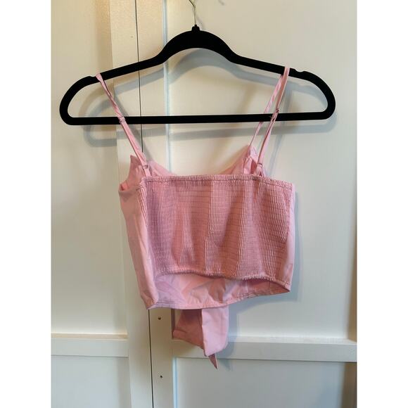 Pink Bow Crop Tank Small - Picture 3 of 3